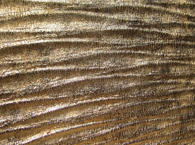 Prasto, Palm tree©, 2005; Gilded bronze, 203x106 cm