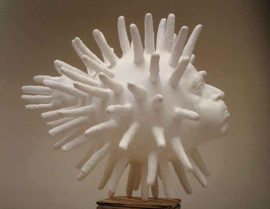 Prasto, Ball fish©, 2004; Ceramic plaster, 50x40 cm
